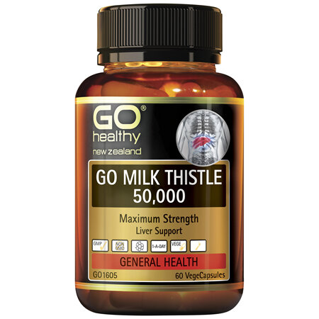 GO Healthy GO Milk Thistle 50,000 60 VCaps