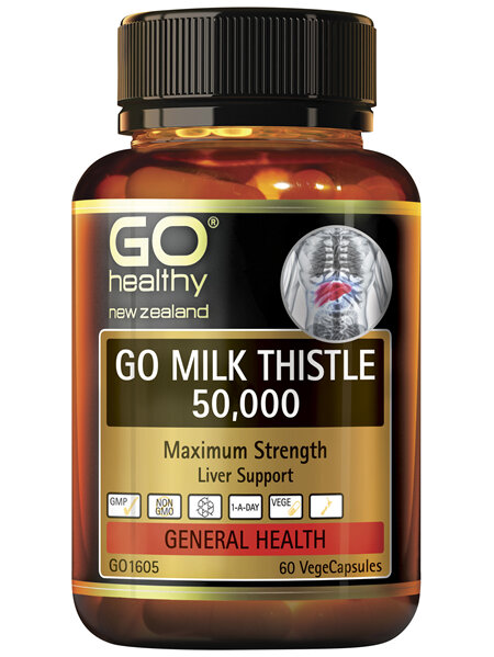 GO Healthy GO Milk Thistle 50,000 60 VCaps