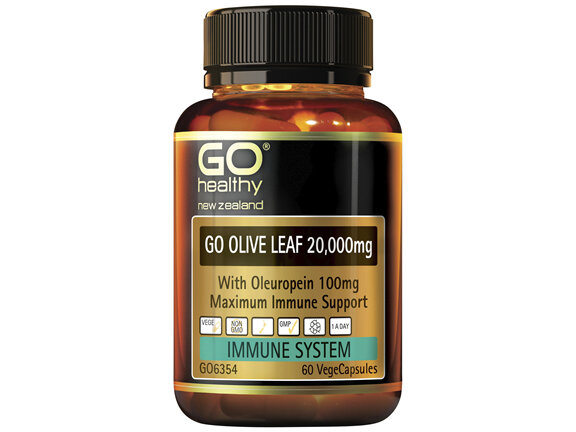 GO Healthy GO Olive Leaf 20,000mg 60 VCaps