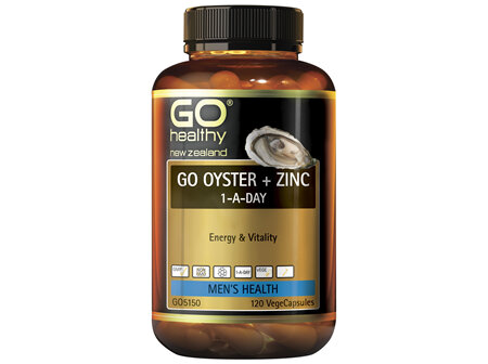 GO Healthy GO Oyster + Zinc 120 VCaps