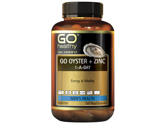 GO Healthy GO Oyster + Zinc 120 VCaps