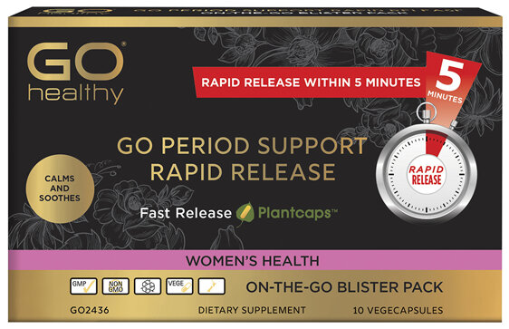 GO Healthy GO Period Support Rapid Release