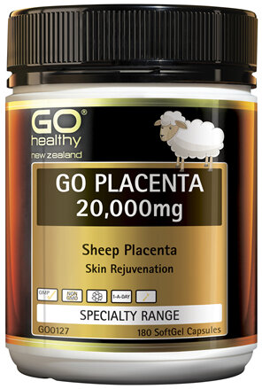 GO Healthy GO Placenta 20,000mg 180 Caps