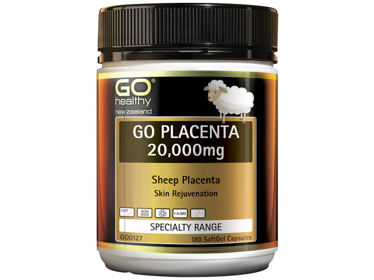 GO Healthy GO Placenta 20,000mg 180 Caps