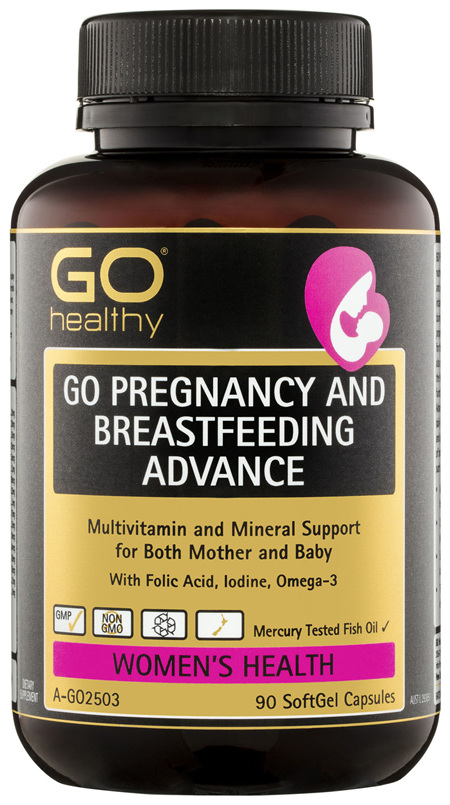 GO Healthy GO Pregnancy And Breastfeeding Advance SoftGel Capsules 90 Pack