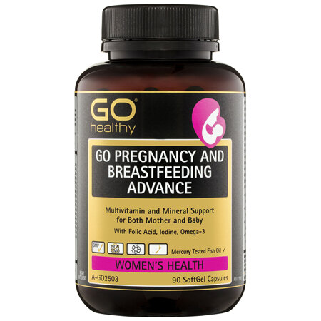 GO Healthy GO Pregnancy And Breastfeeding Advance SoftGel Capsules 90 Pack