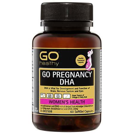 GO Healthy GO Pregnancy DHA SoftGel Capsules 60 Pack