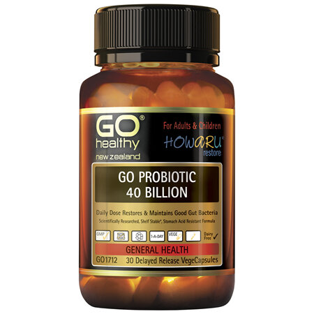 GO Healthy GO Probiotic 40 Billion 30 VCaps