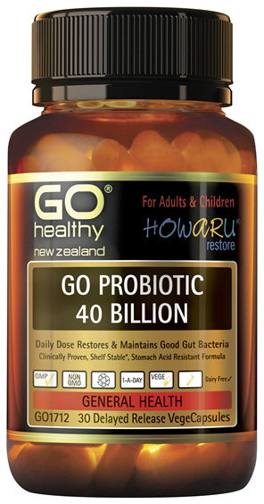 GO Healthy GO Probiotic 40 Billion 30 VCaps
