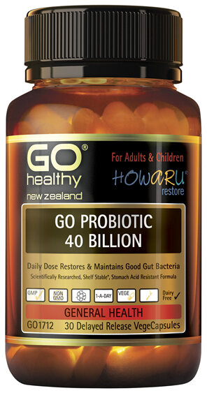 GO Healthy GO Probiotic 40 Billion 30 VCaps