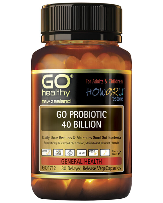 GO Healthy GO Probiotic 40 Billion 30 VCaps