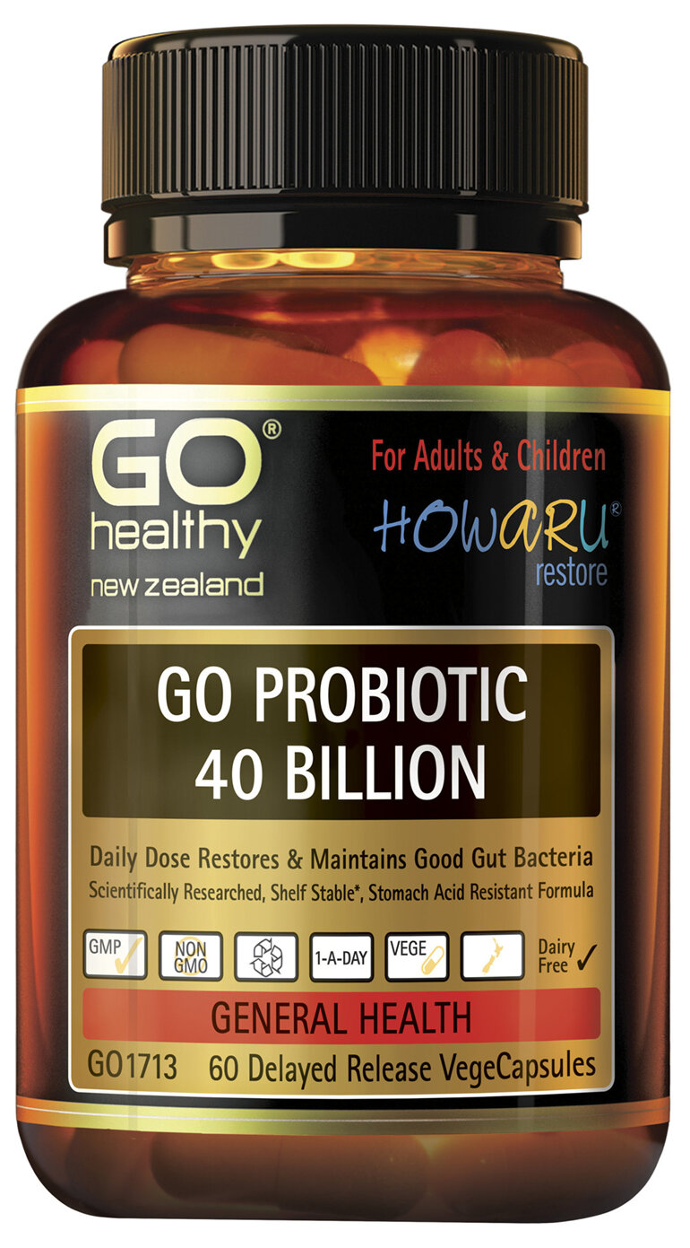GO Healthy GO Probiotic 40 Billion 60 VCaps