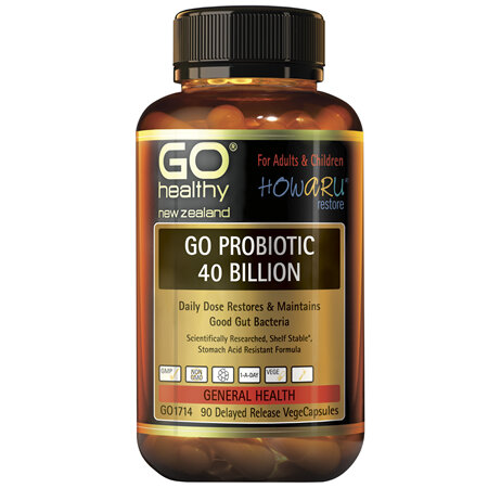 GO Healthy GO Probiotic 40 Billion 90 VCaps