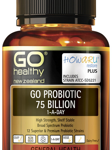 GO Healthy GO Probiotic 75 Billion 1-A-Day 30 VCaps