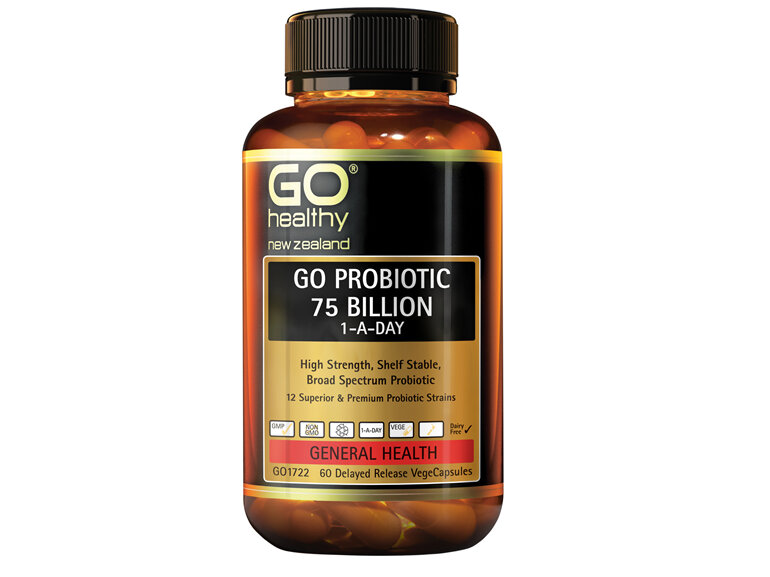 GO Healthy GO Probiotic 75 Billion 1-A-Day 60 VCaps