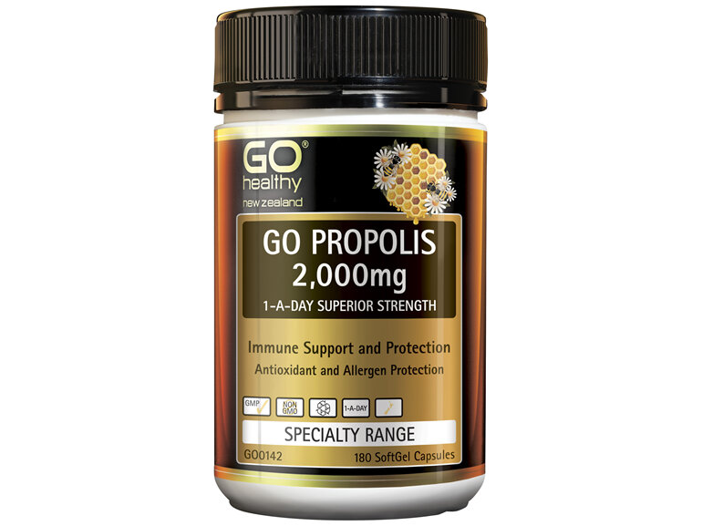 GO Healthy GO Propolis 2,000mg 1-A-DAY 180 Caps