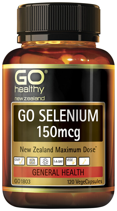GO Healthy GO Selenium 150mcg 120 VCaps