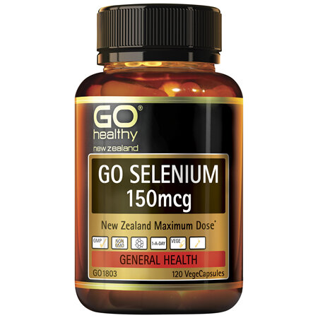 GO Healthy GO Selenium 150mcg 120 VegeCapsules