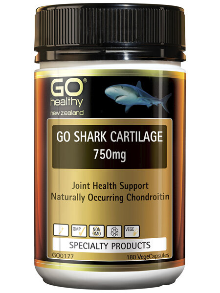 GO Healthy GO Shark Cartilage 750mg 180 Vcaps