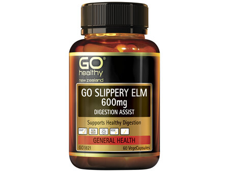 GO Healthy GO Slippery Elm 600mg 60 VCaps