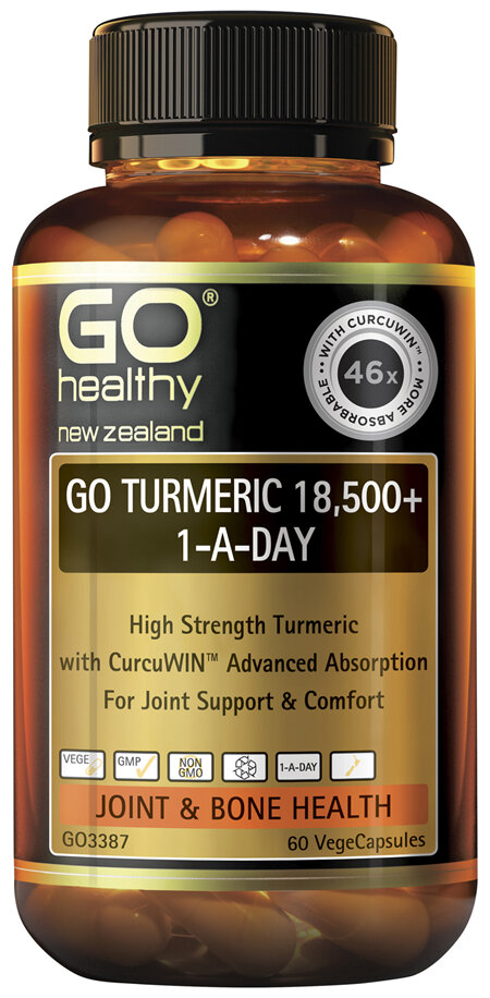 GO Healthy GO Turmeric 18,500+ 1-A-Day 60 VCaps