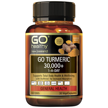 GO Healthy GO Turmeric 30,000+ 1-A-Day 30 VCaps