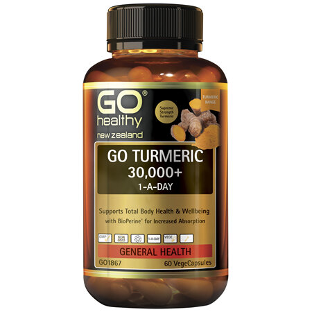 GO Healthy GO Turmeric 30,000+ 1-A-Day 60 VCaps