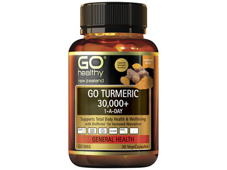 GO Healthy GO Turmeric 30000 1ADay 30 Capsules