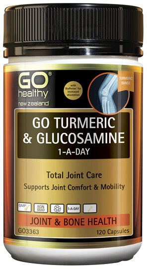 GO Healthy GO Turmeric + Glucosamine 1-A-Day 120 Caps