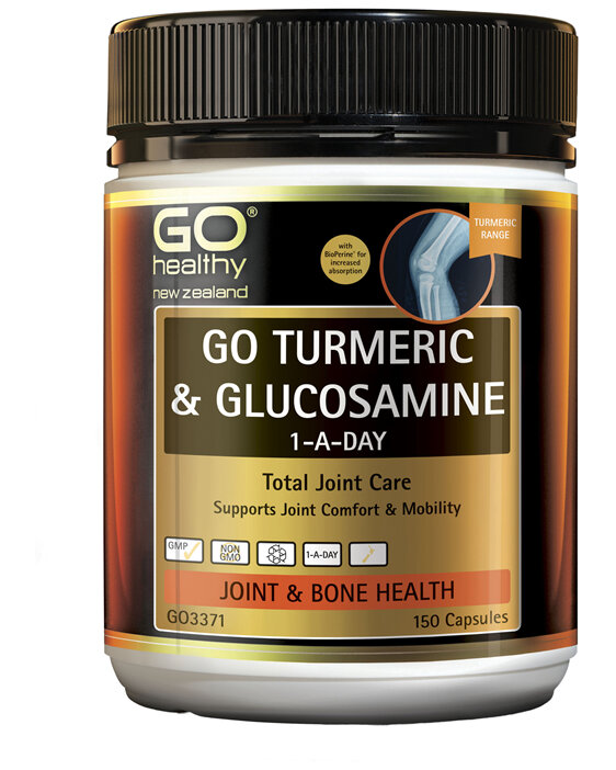 GO Healthy GO Turmeric & Glucosamine 1-A-Day 150 Caps