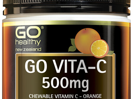 GO Healthy GO Vita-C 500mg (Orange) 200 Chew Tabs