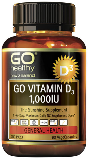 GO Healthy GO Vitamin D3 1000IU 90 VCaps