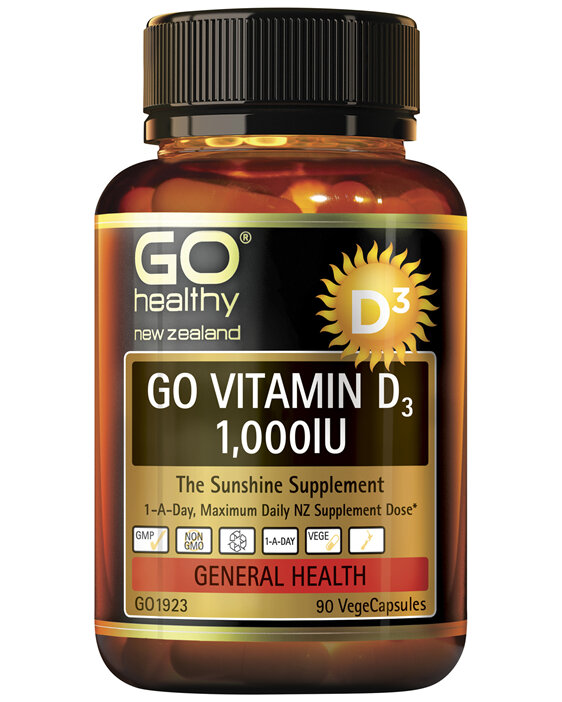 GO Healthy GO Vitamin D3 1000IU 90 VCaps