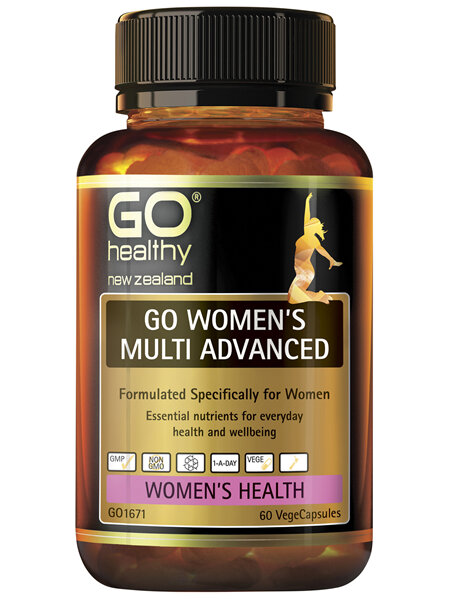 GO Healthy GO Women's Multi Advanced 60 VegeCapsules