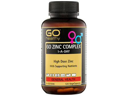 GO Healthy GO Zinc Complex 1-A-Day 120 Capsules