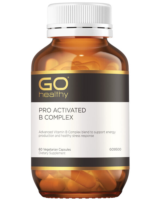 GO Healthy PRO Activated B Complex 60 VegeCapsules
