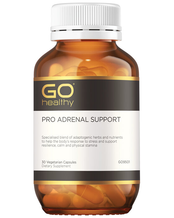 GO Healthy PRO Adrenal Support 30 Vegetarian Capsules