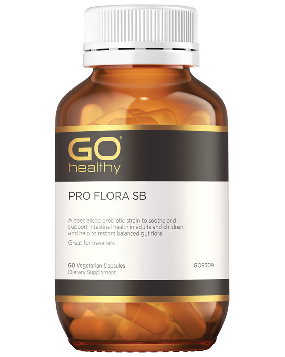 GO Healthy PRO Flora SB 60 VegeCapsules