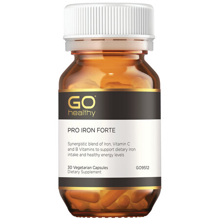 GO Healthy PRO Iron Forte 30 VegeCapsules