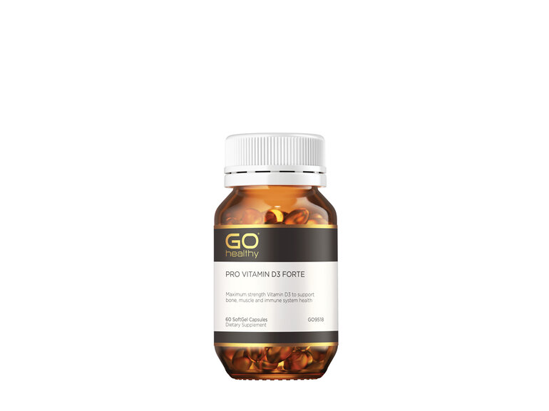 GO Healthy PRO Vitamin D3 Forte 60 SoftGel Capsules