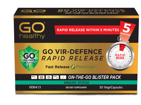 Go Healthy Vir-Defence Rapid Release 30 Vegecapsules
