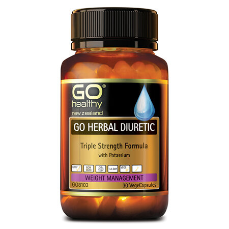 GO HERBAL DIURETIC - TRIPLE STRENGTH FORMULA (30 VCAPS)