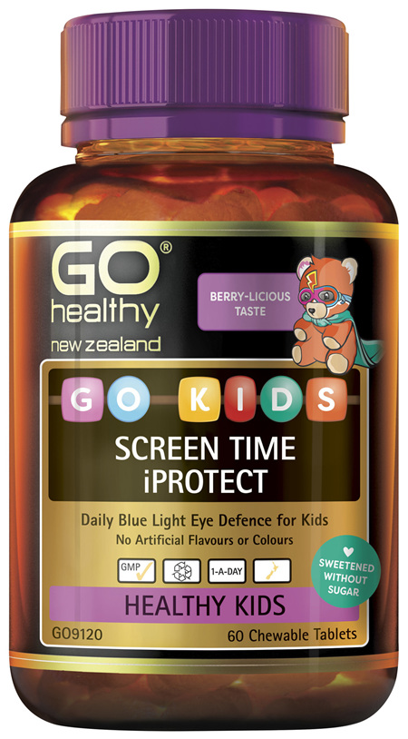 GO Kids Screen Time iProtect 60 Chew Tabs