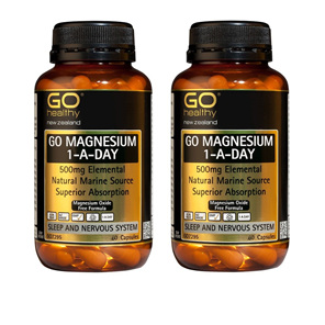 GO Magnesium 1-A-Day 500mg 60 Cap