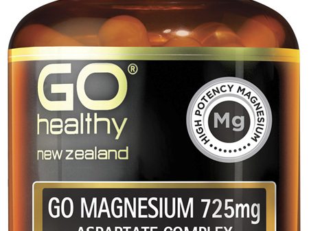 GO Magnesium 725mg Aspartate Complex 100 Vcaps