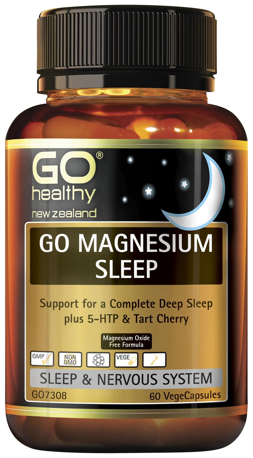 Go Magnesium Sleep Support For A Complete Deep Sleep 60 Vcaps Go