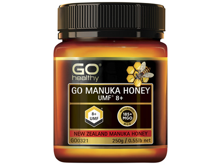 GO Manuka Honey UMF 8+ (MGO 185+) 250g