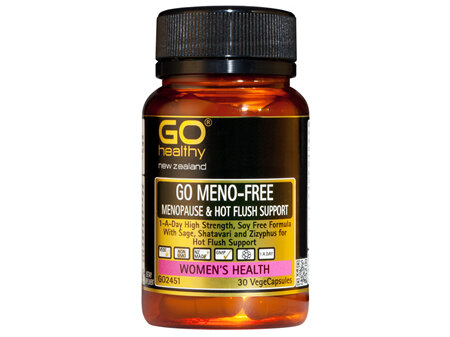GO MENO-FREE - Menopause & Hot Flush Support (30 Vcaps)
