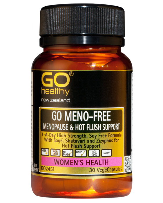 GO MENO-FREE - Menopause & Hot Flush Support (30 Vcaps)