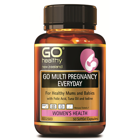 GO MULTI PREGNANCY EVERYDAY - FOR HEALTHY MUMS AND BABIES (50 CAPS)